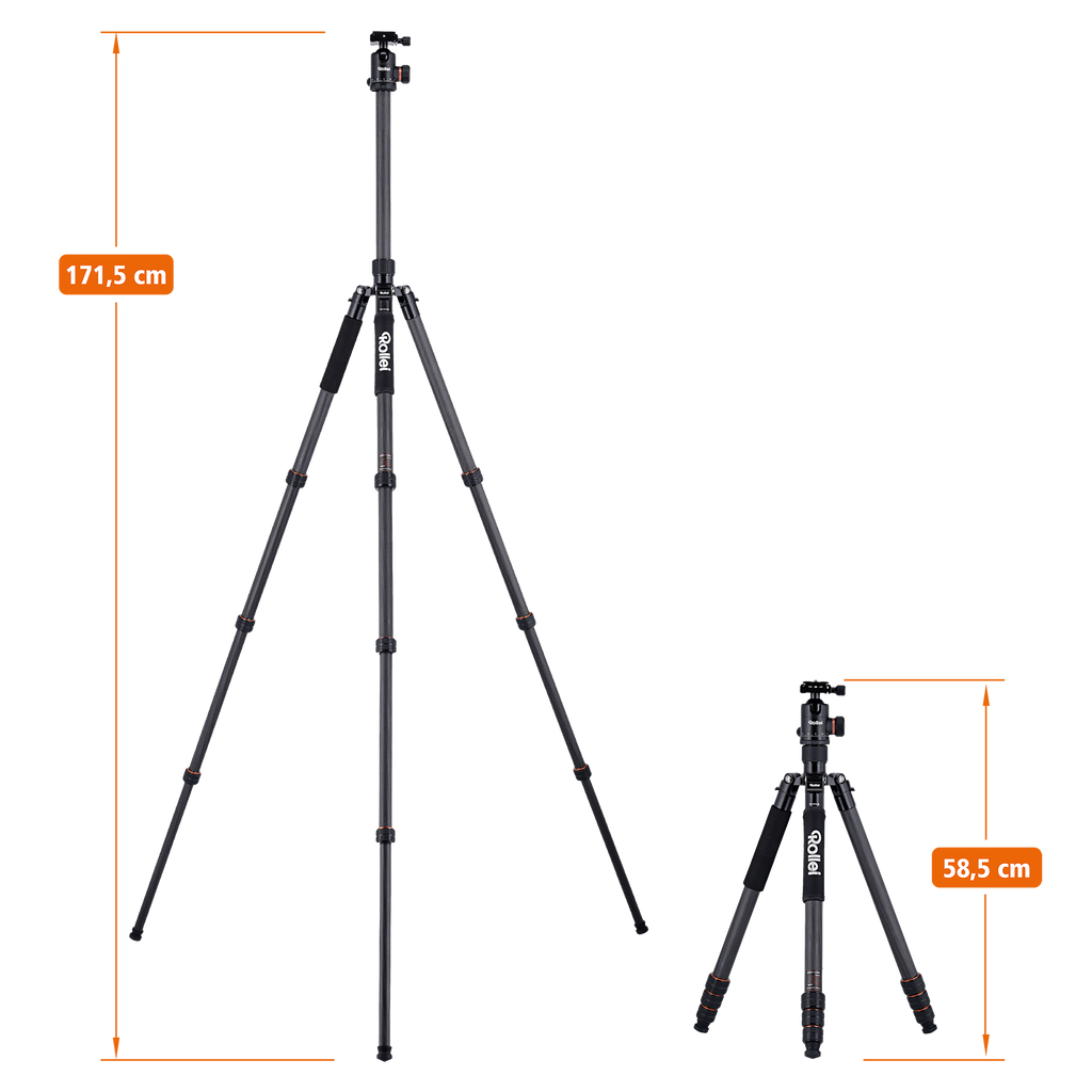 Fotografie Starter Bundle | C6i Carbon Stativ + Rollei Objektiv + ND-Filter