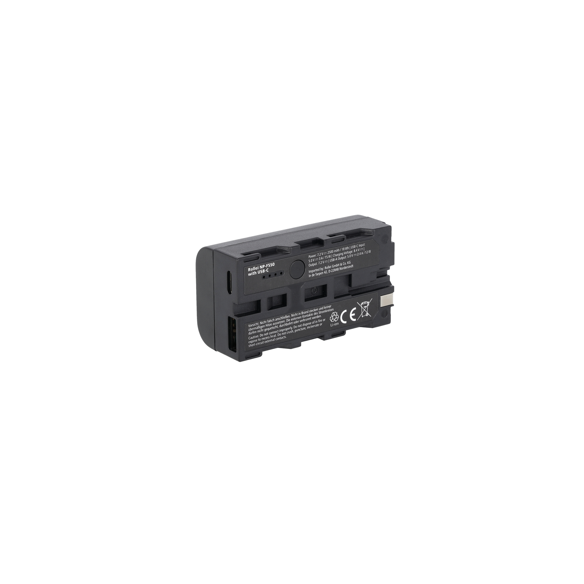 Akku mit USB-C | Typ NP-F | versch. Kapazitäten