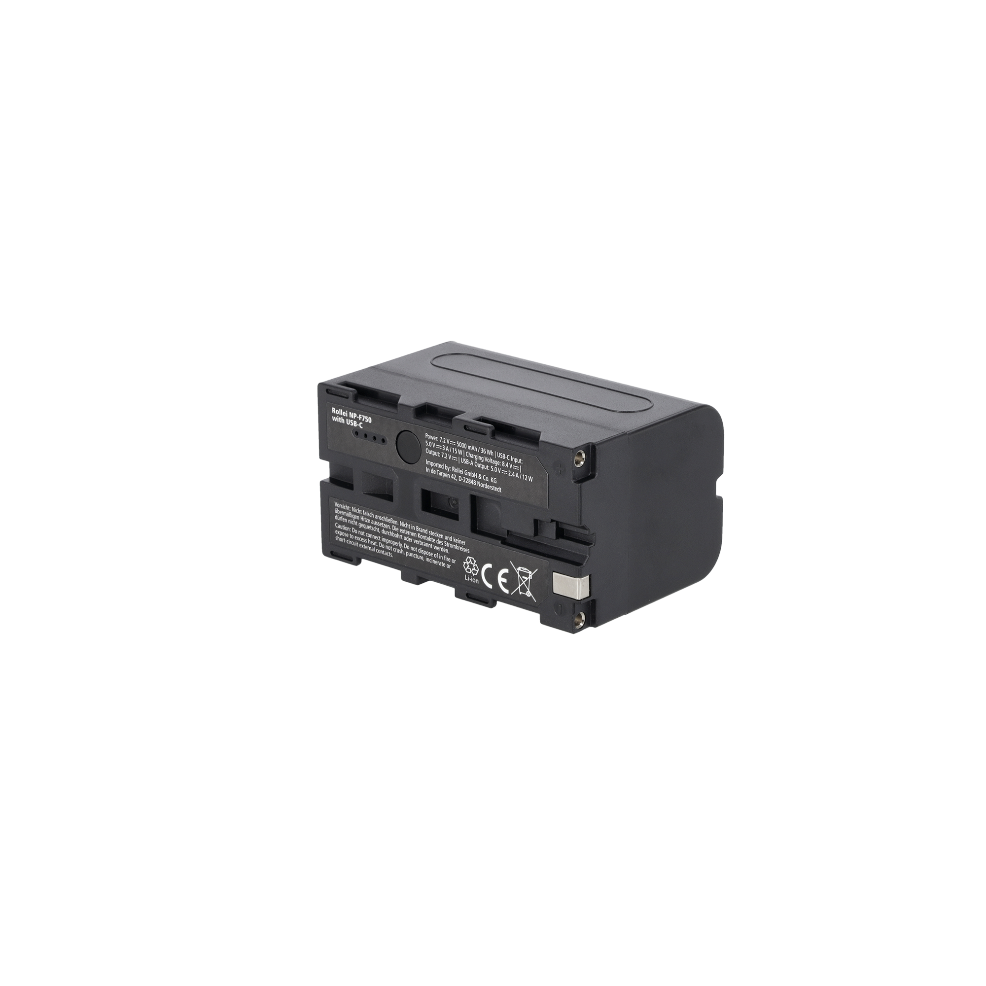 Akku mit USB-C | Typ NP-F | versch. Kapazitäten
