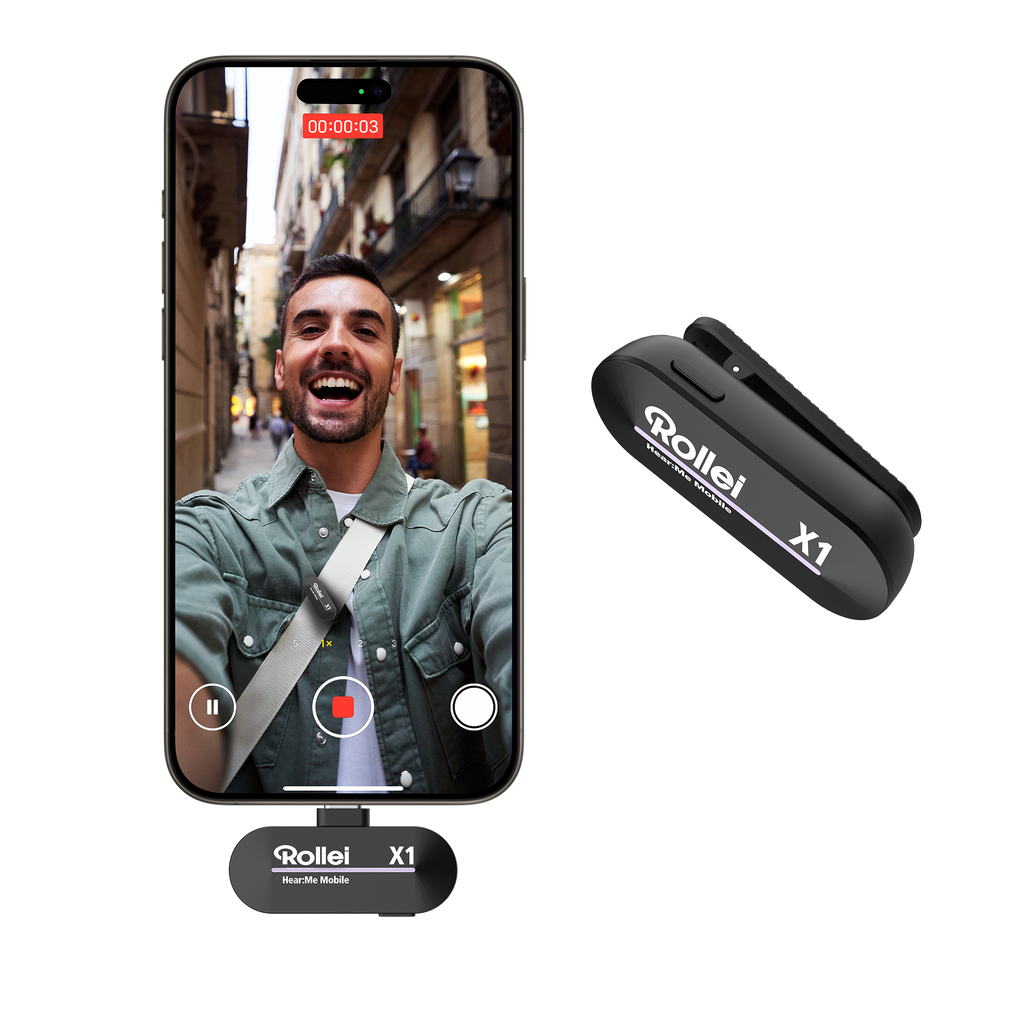 Bundle Easy Creator | Selfie Monitor & Hear:Me Mobile X1 Mikrofon
