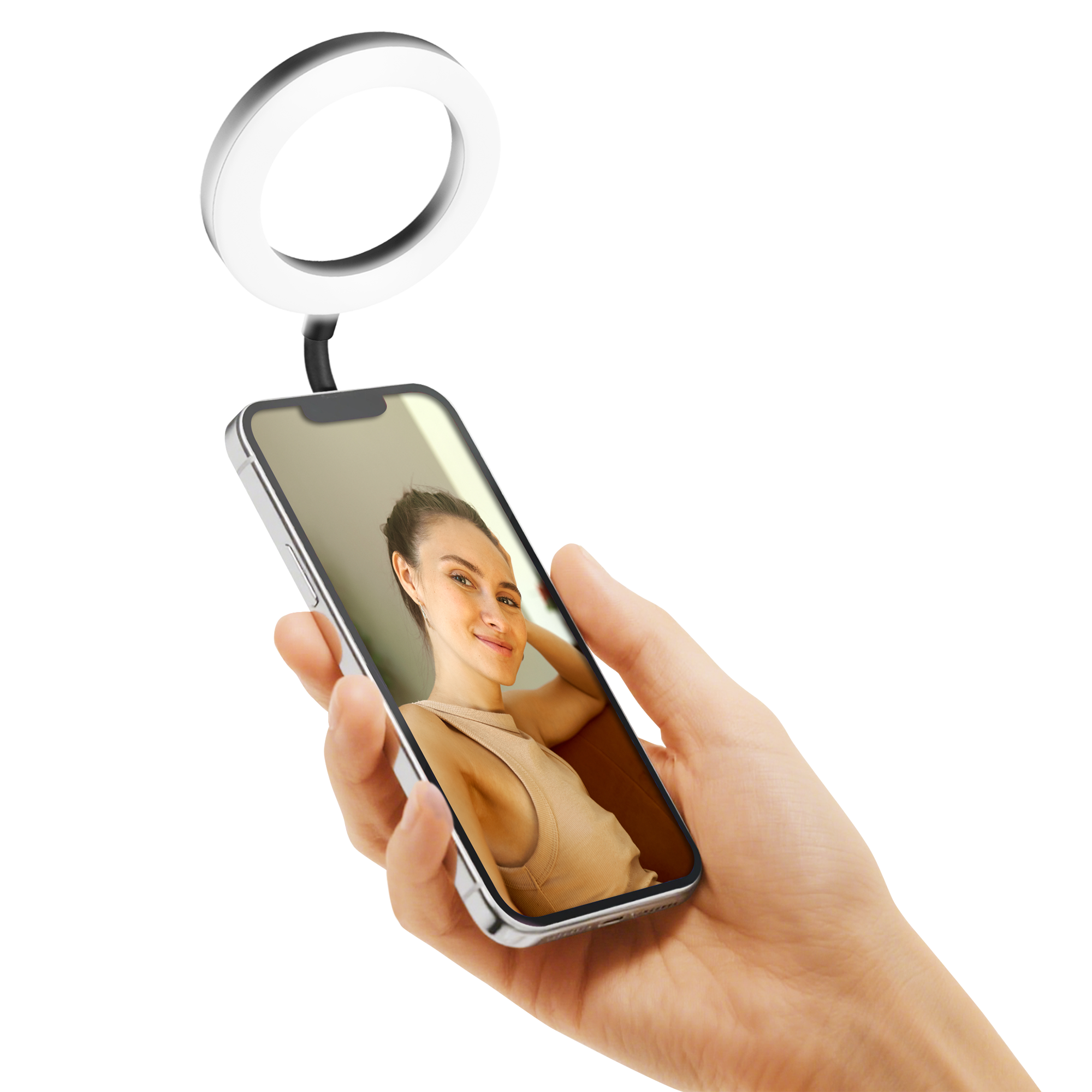 LUMIS Magnetisches LED-Ringlicht für Selfies