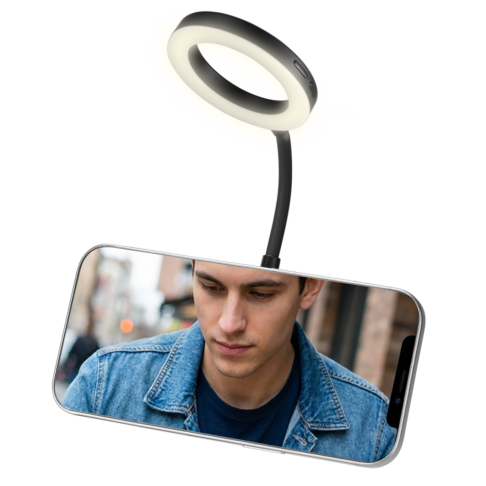 LUMIS Magnetisches LED-Ringlicht für Selfies
