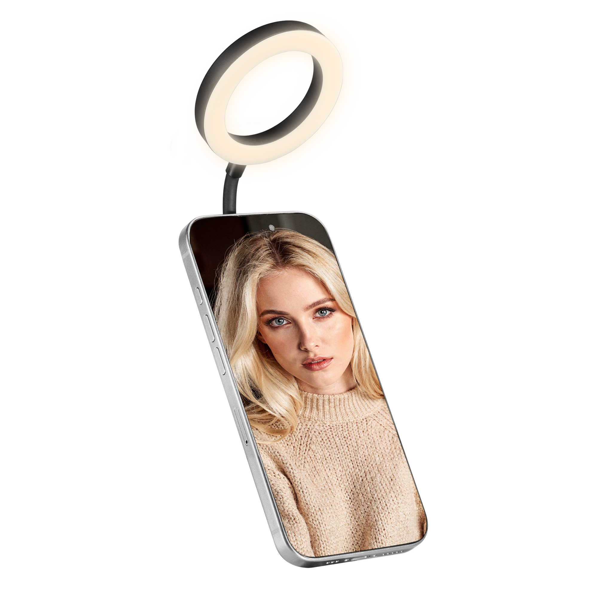 LUMIS Magnetisches LED-Ringlicht für Selfies