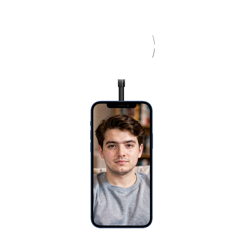 LUMIS Magnetisches LED-Ringlicht für Selfies