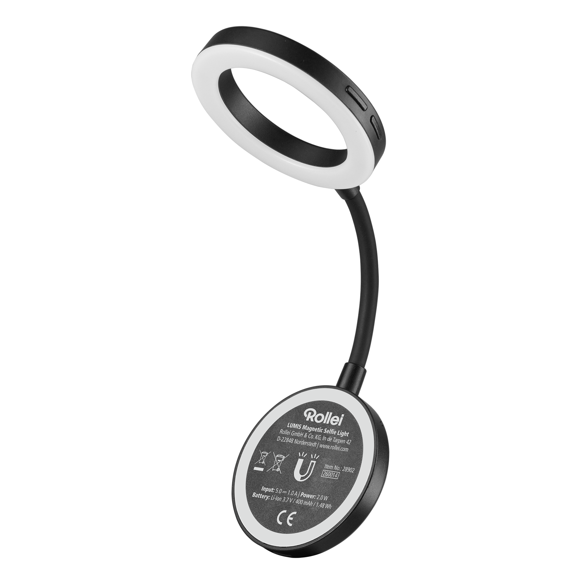 LUMIS Magnetisches LED-Ringlicht für Selfies