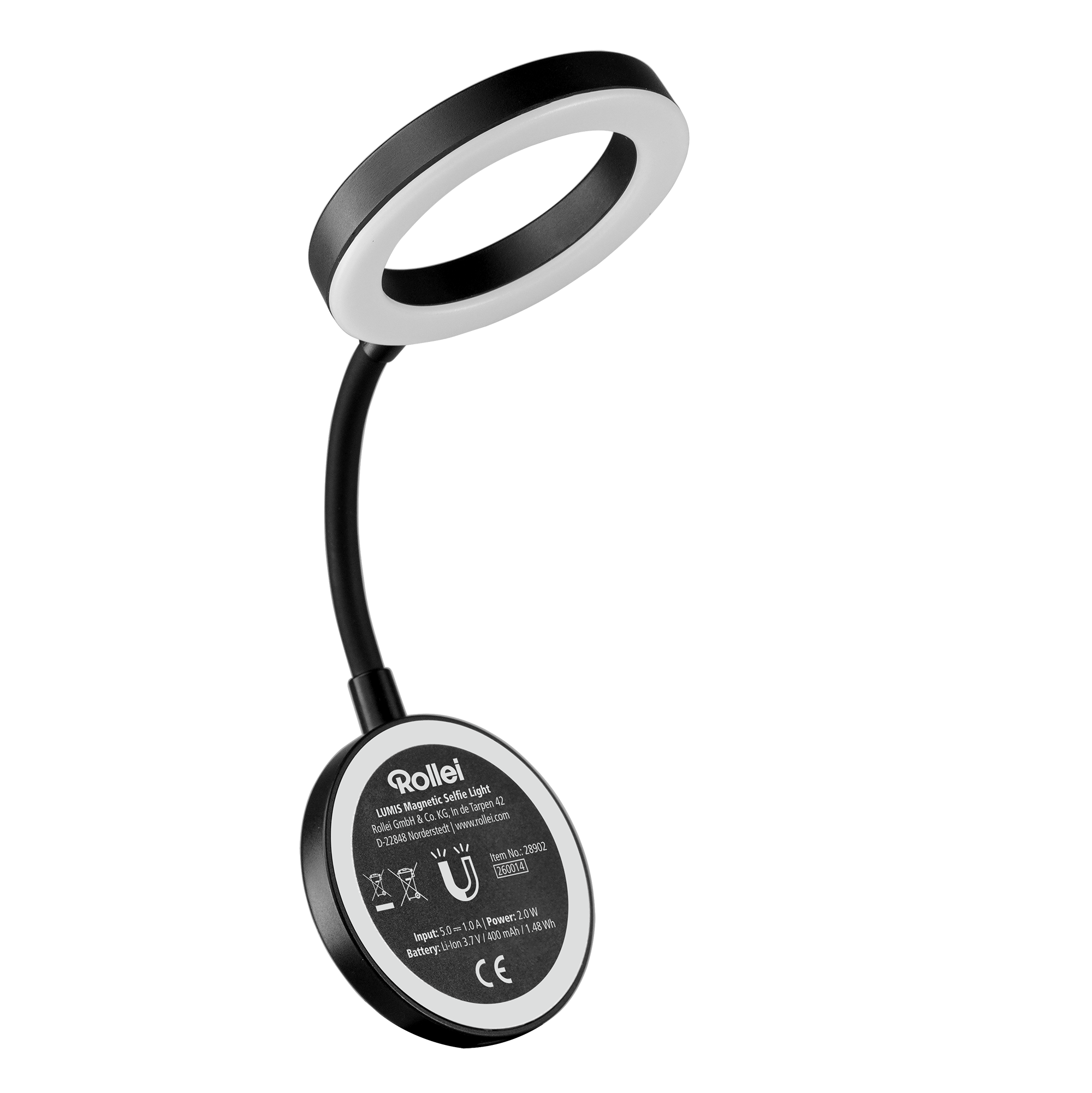 LUMIS Magnetisches LED-Ringlicht für Selfies