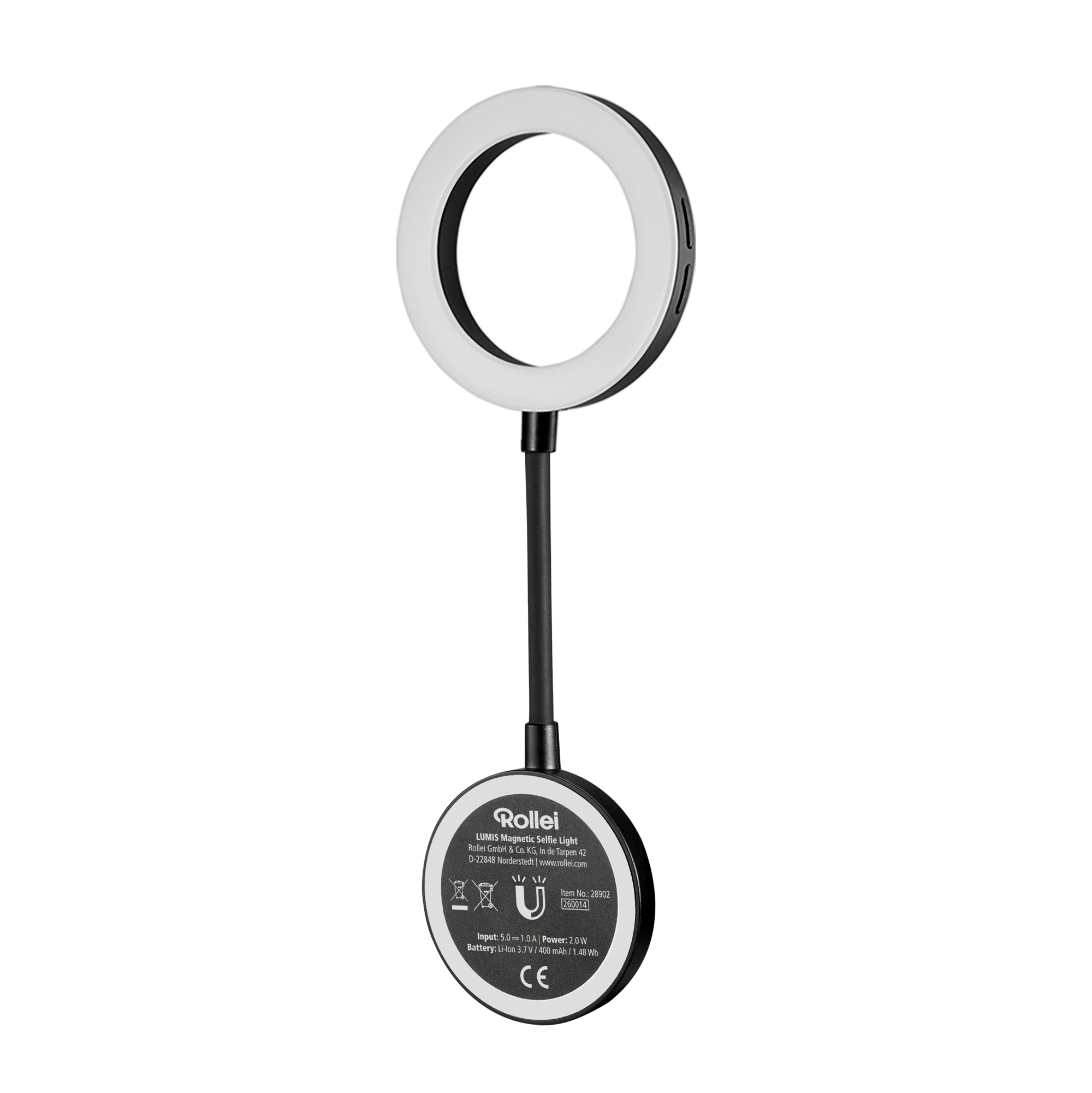 LUMIS Magnetisches LED-Ringlicht für Selfies