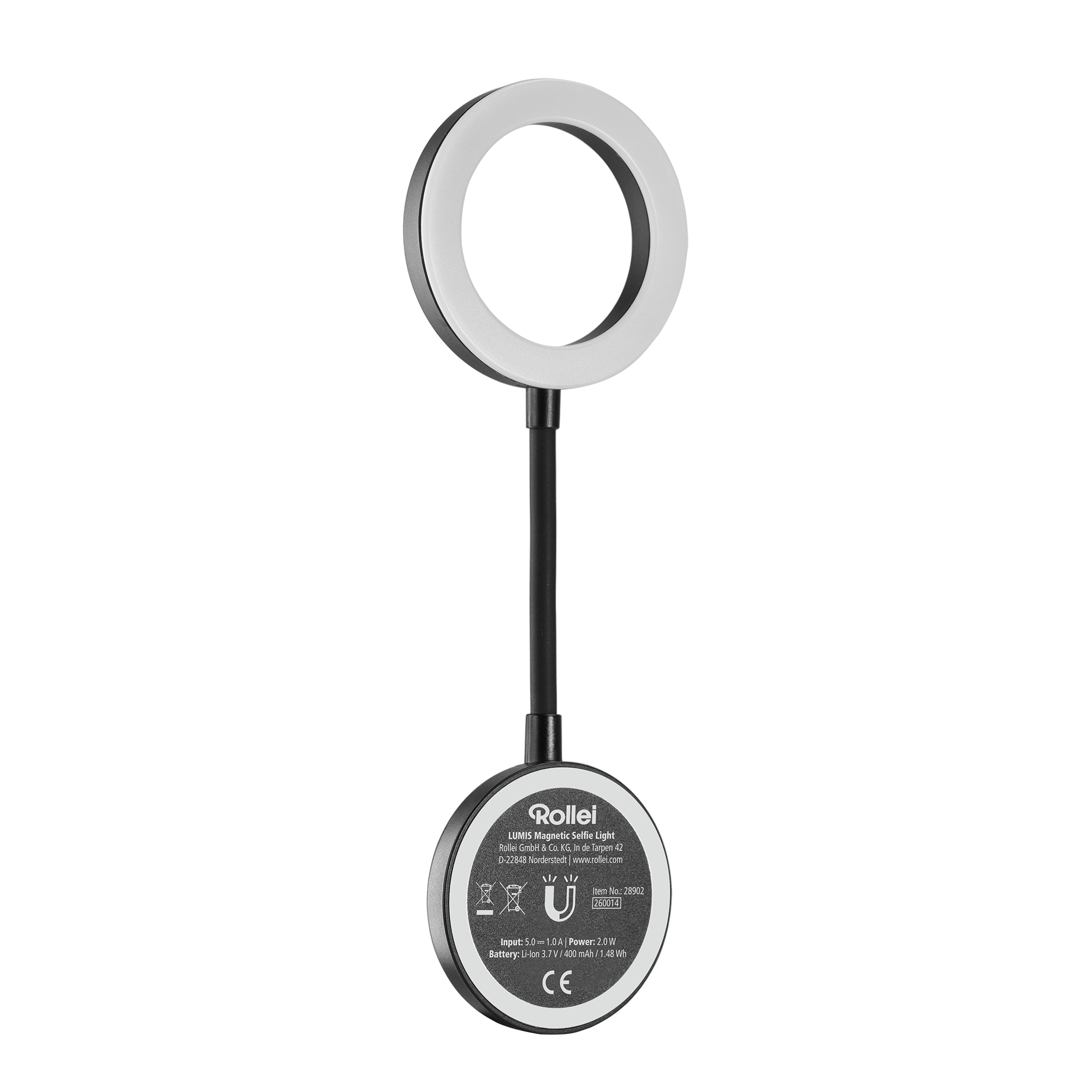 LUMIS Magnetisches LED-Ringlicht für Selfies
